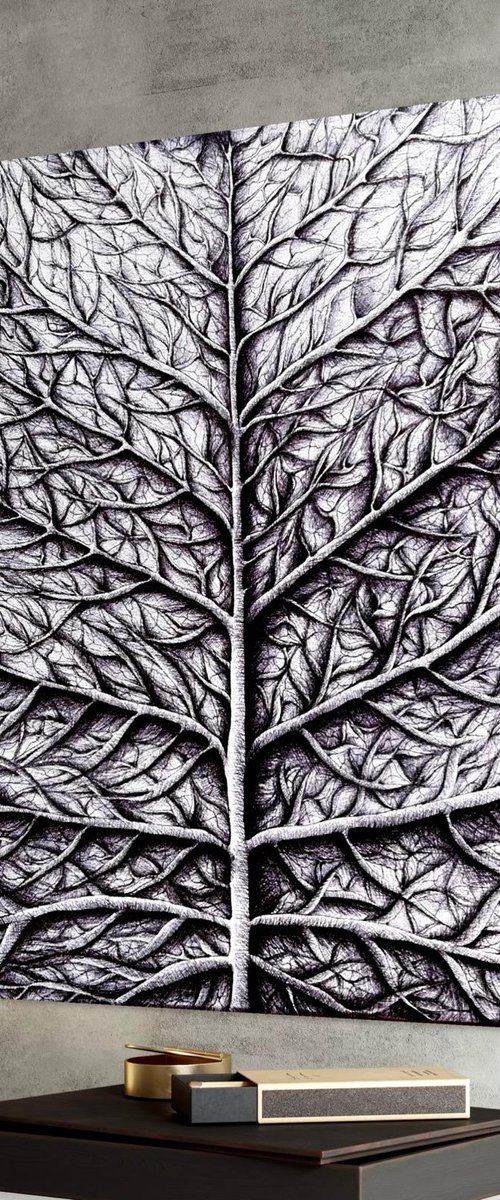 THE LIFE OF A LEAF by Maria Tuzhilkina
