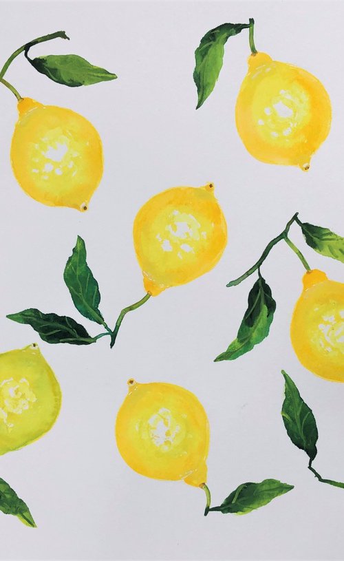 Winter time is lemon's time by Lena Smirnova