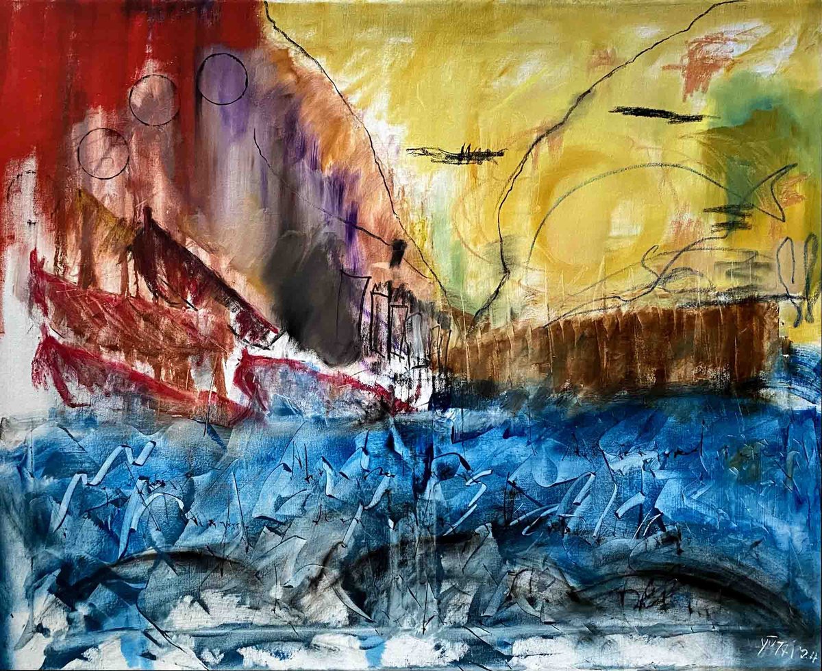 I Muri Di Mare By YS?rei, 39 X 31, Artwork For Sale On Artfinder