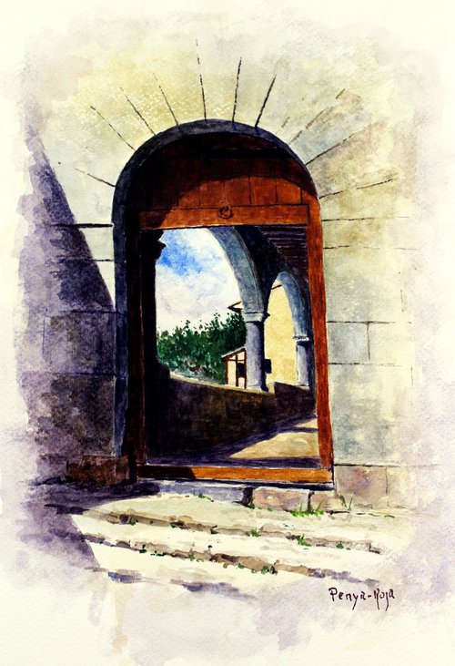 Entrance to the Sanctuary of the Virgin of Balma by Vicent Penya-Roja