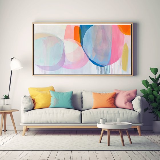 Large Pastel Shapes