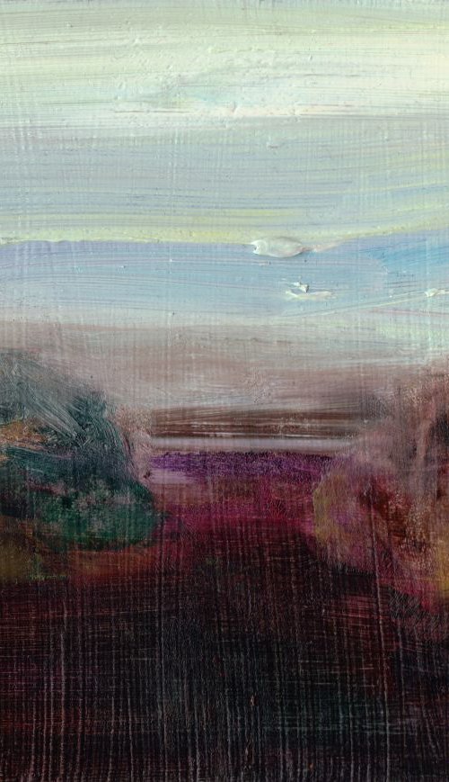 Landscape at Dusk - Worcs by Eleanore Ditchburn