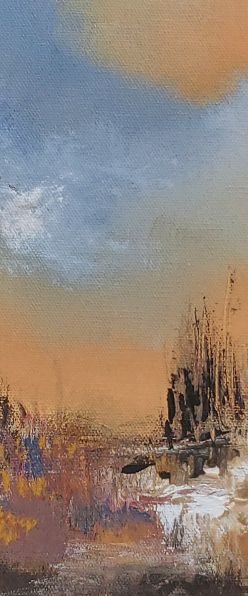 Golden Haze III by Niyati Jiwani