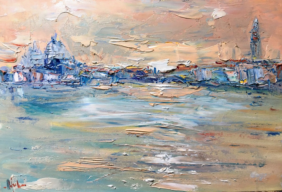 Abstract Venice Afternoon. By Altin Furxhi, 20 X 14, Artwork For Sale On Artfinder