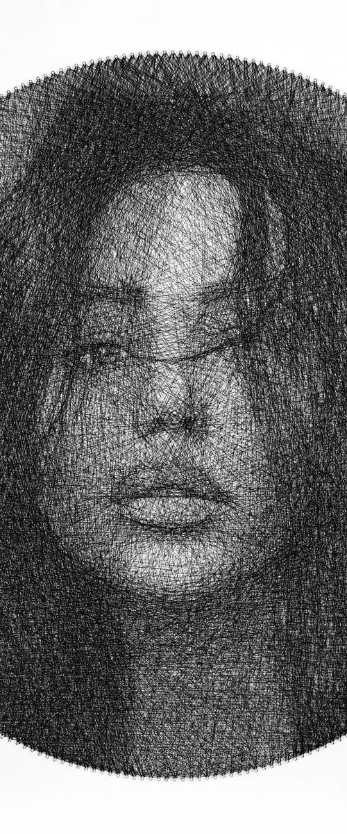 String Portrait of an Unknown Woman by Andrey Saharov