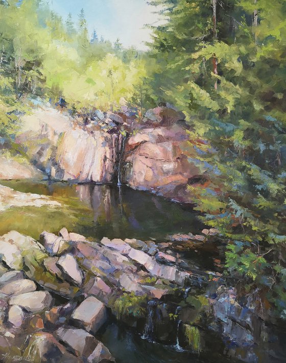 Joseph Howe waterfall (24x30")