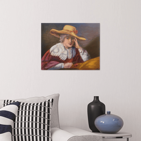 Young girl in a hat