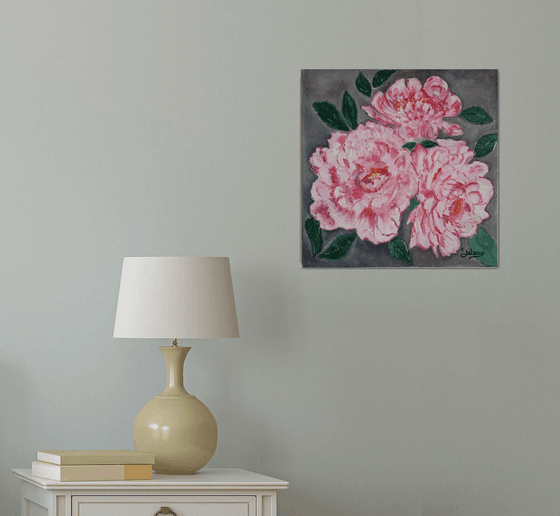 The three peonies