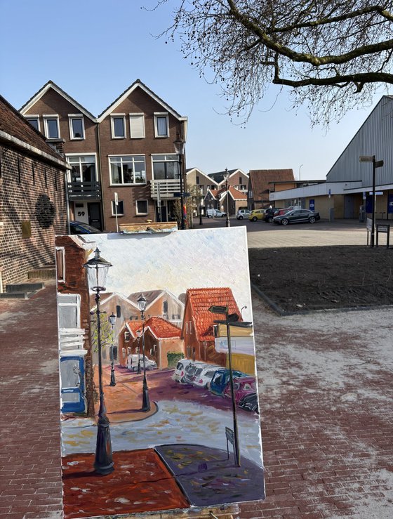 Historic Dutch Street Scene