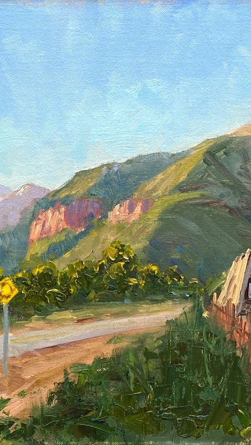 Welcome to Telluride Landscape by Tatyana Fogarty