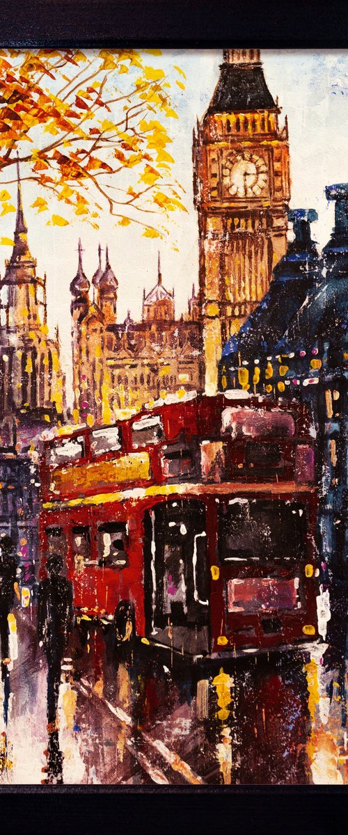 Autumn London by Aleksandr Neliubin