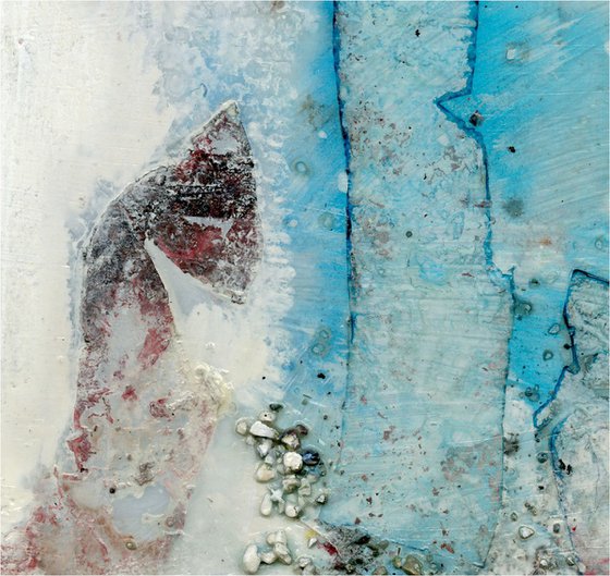 The Journey Continues - Abstract Mixed Media Painting by Kathy Morton Stanion, Modern Home decor