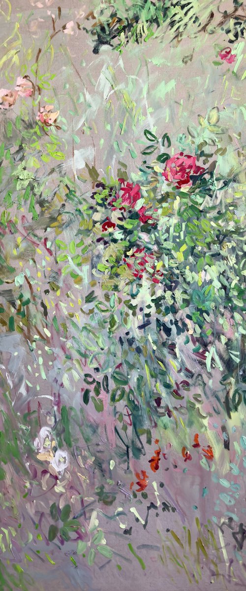 Summer garden by Lilia Orlova-Holmes