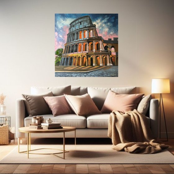 " The echo of the Colosseum "