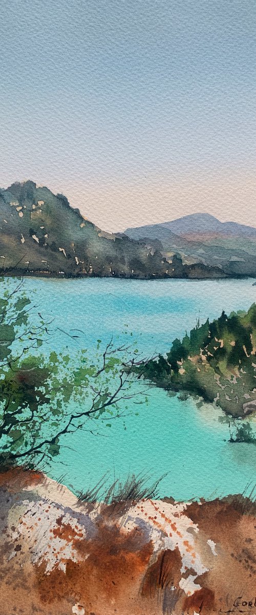 Mountain Lake #25 by Eugenia Gorbacheva