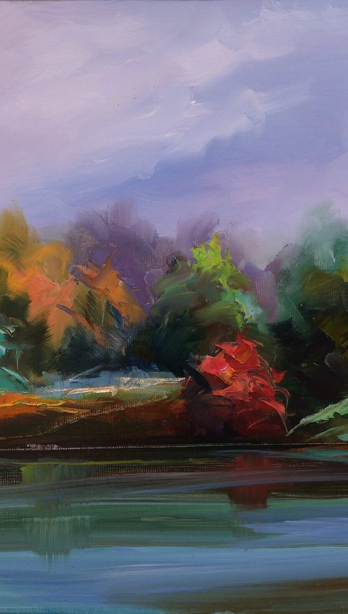 "Autumn landscape" by Gennady Vylusk