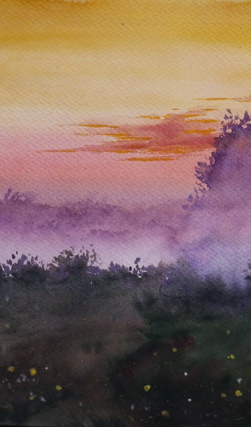 Summer fog by Eugene Gorbachenko