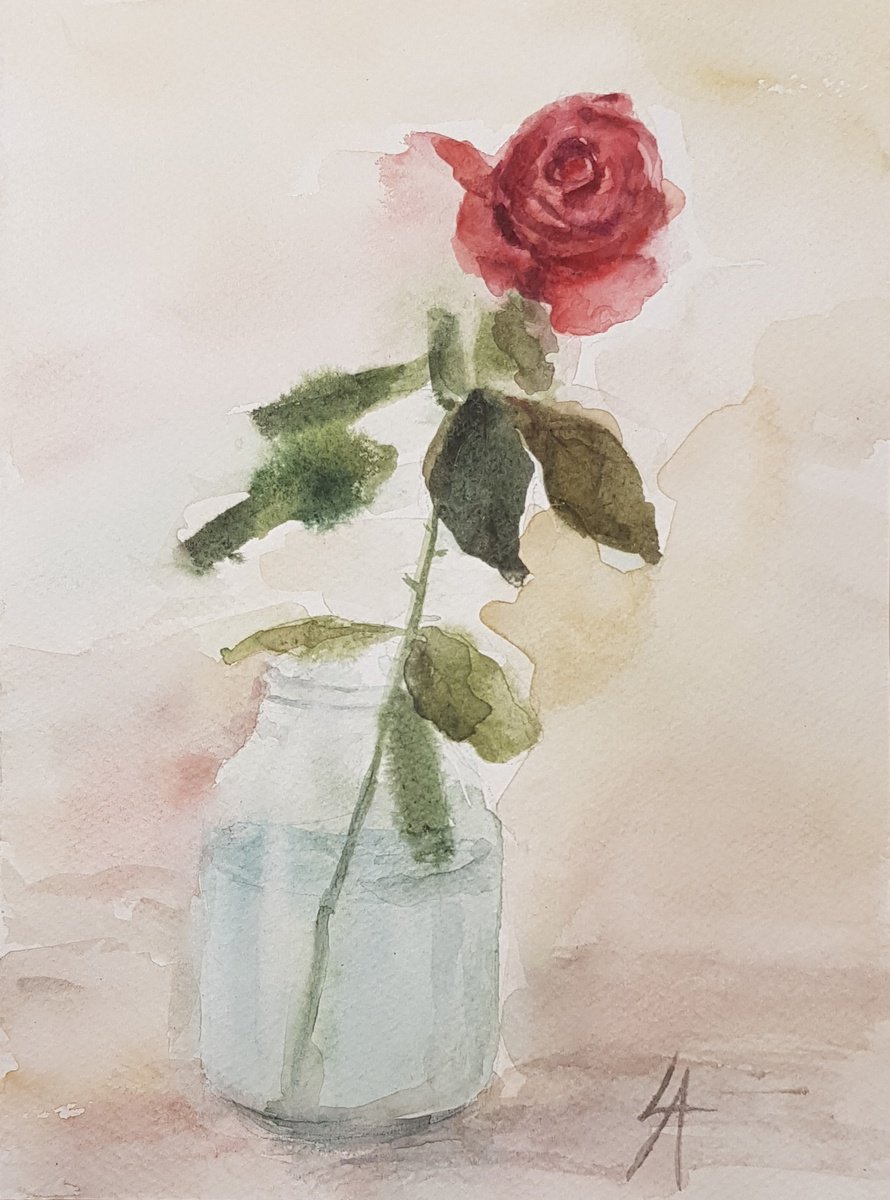 A rose by Elena Lykhodid