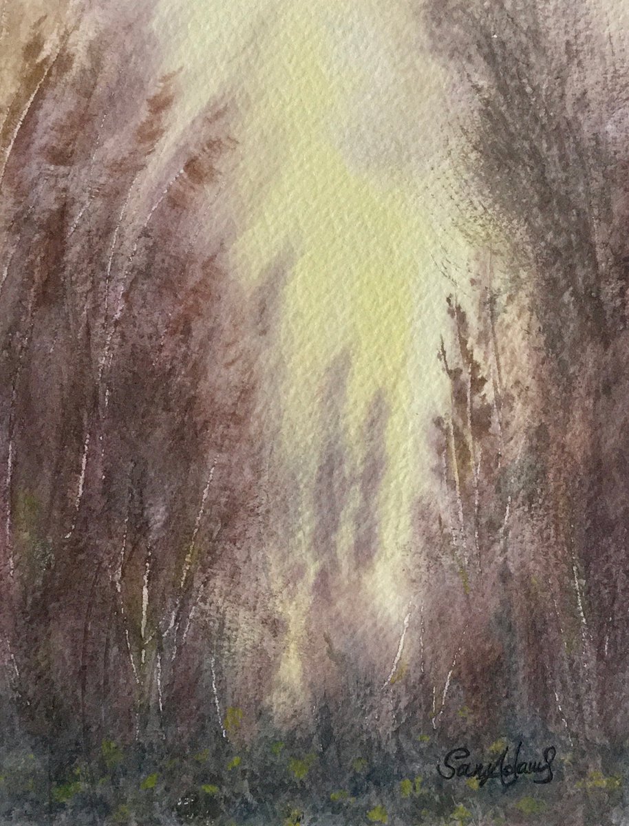 Connecting with nature by Samantha Adams professional watercolorist