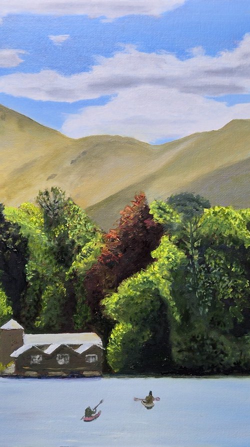 Catbells and Derwent Isle by Chris Marshall