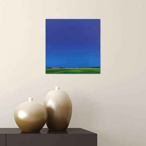 Red Roofs, Blue Sky, Green Fields (3)