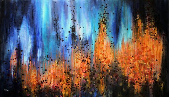 The Unseen - Large original abstract painting