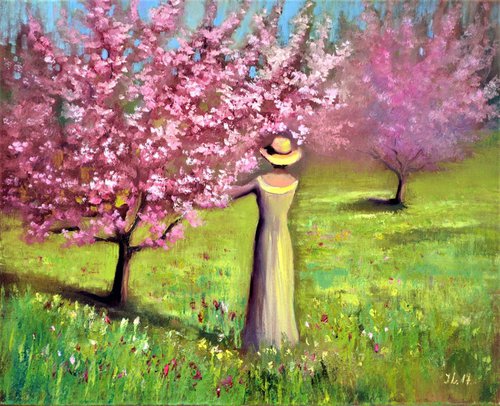 Сherry orchard by Elena Lukina