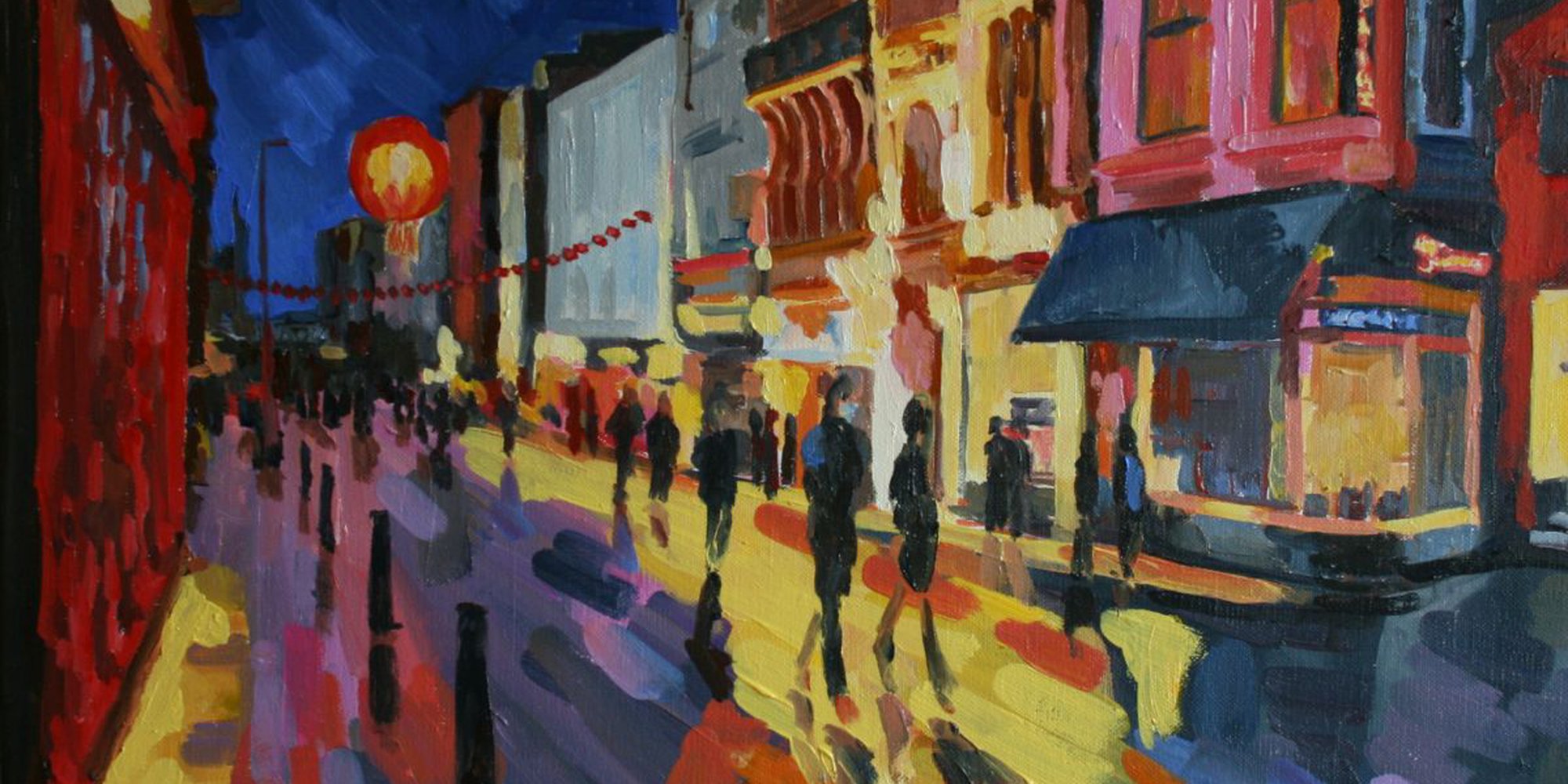 Art of the Day: "Wardour Street, Soho, London, 2014" by Katharine Rowe