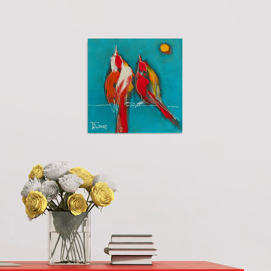 The sun is rising...