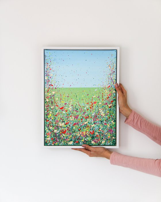 Floral Painting - Walk Among The Wildflowers