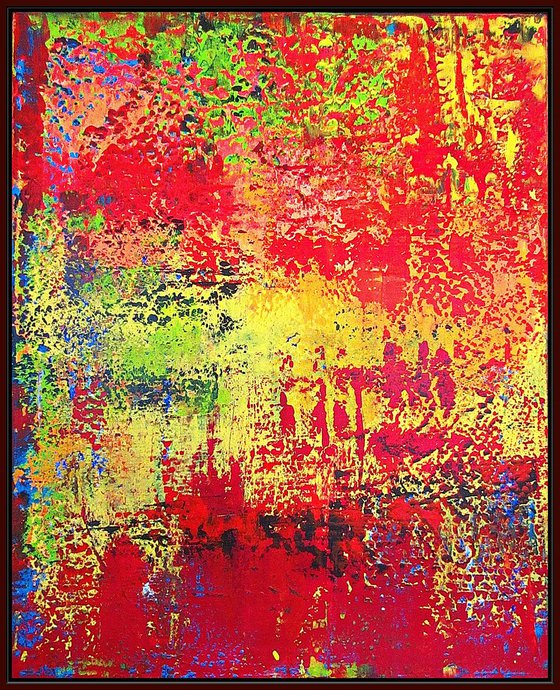 RICHTER MODE - POSITIVE  FEELINGS,  XL,  framed