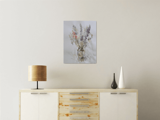 Delphinium 50x65 cm 2025