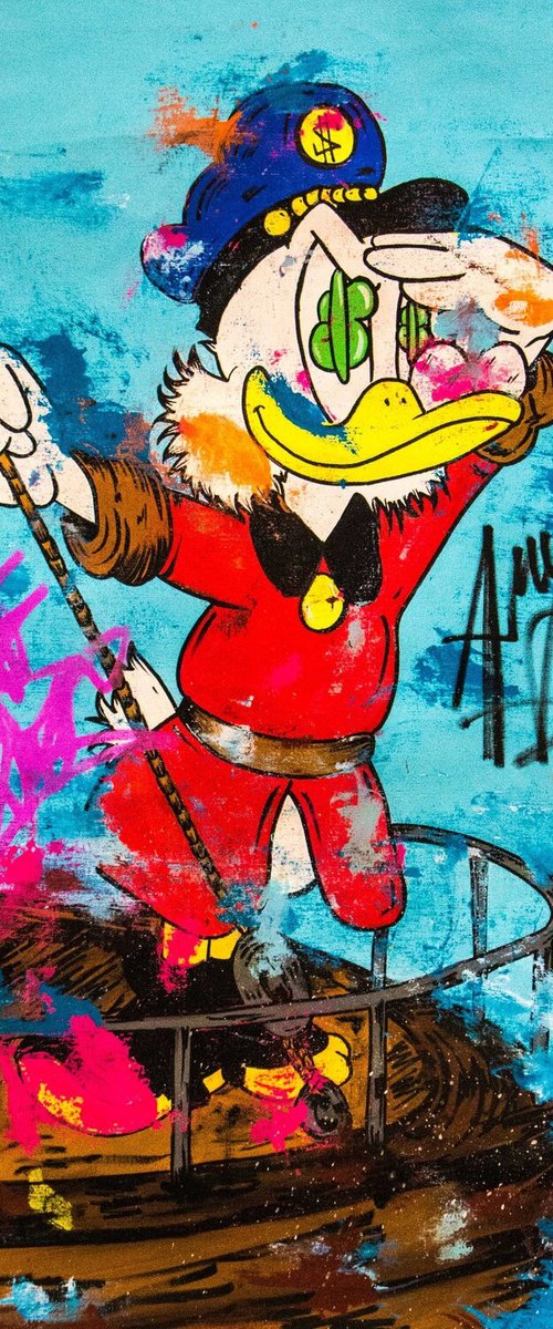 Scrooge Mc Duck - To Money Land by Carlos Pun Art