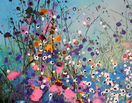 Bohemian - Original abstract floral landscape