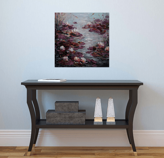 The Purple Lily Pond