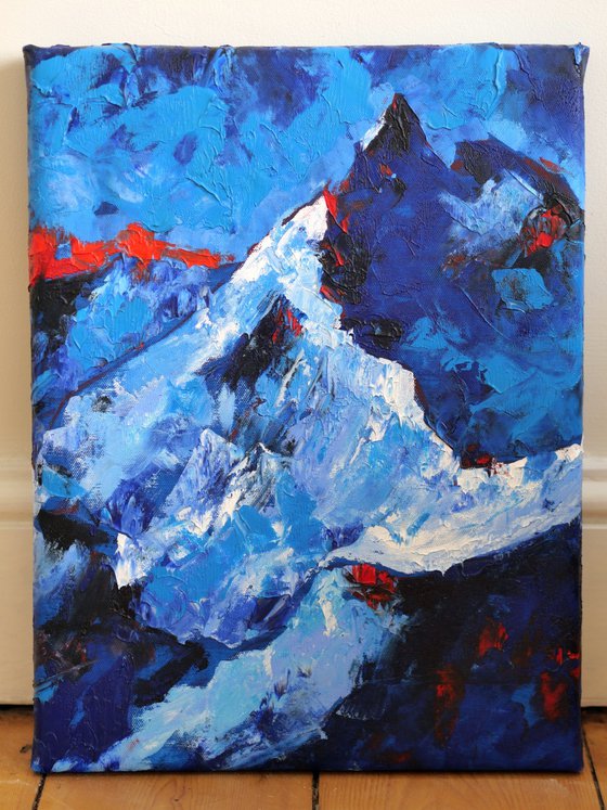 Frozen Peaks of Dawn