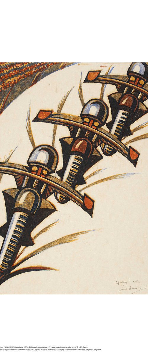 Speedway by Sybil Andrews