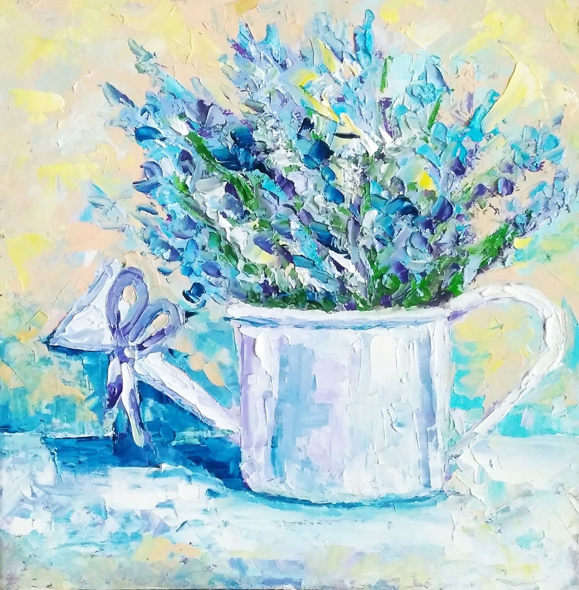 Still life with lavender by Yulia Berseneva