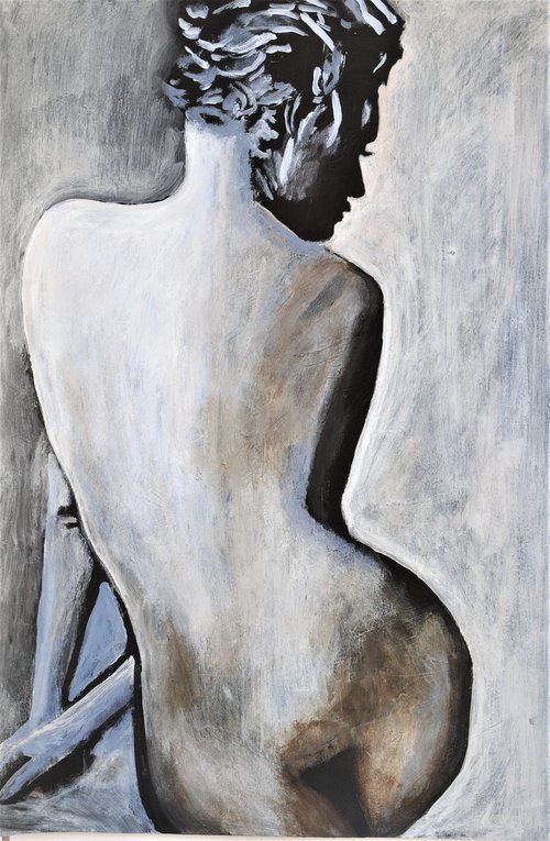 Nude #9 / 49.8 x 33.8 cm by Alexandra Djokic