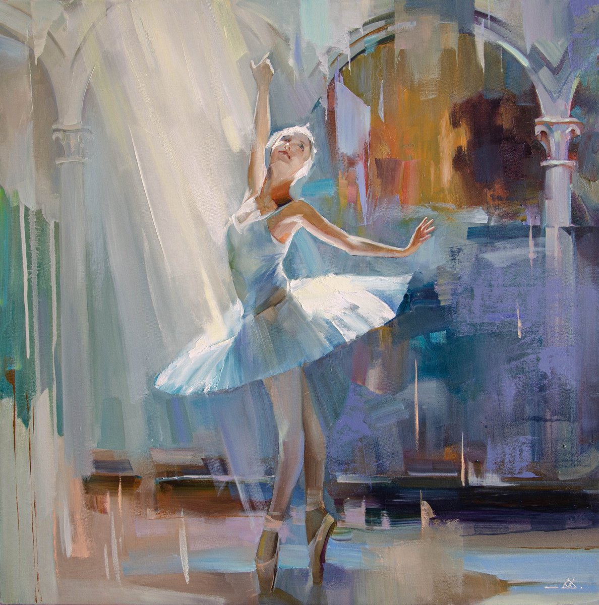 Charming Workout By Valentin, 31 X 31, Artwork For Sale On Artfinder