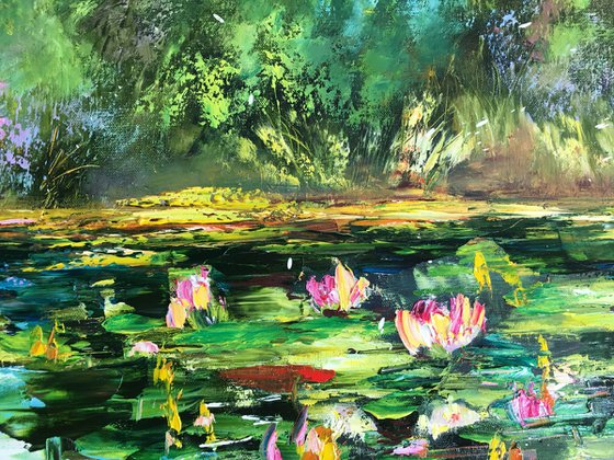 Pond with Water Lilies