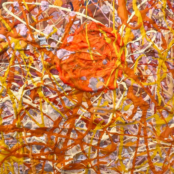 Velvet sunrise - diptych, framed