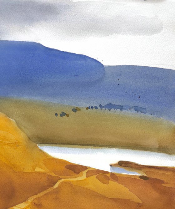 Indian summer yellows & blues