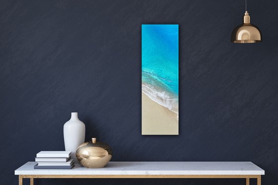 Finding balance - aerial ocean painting