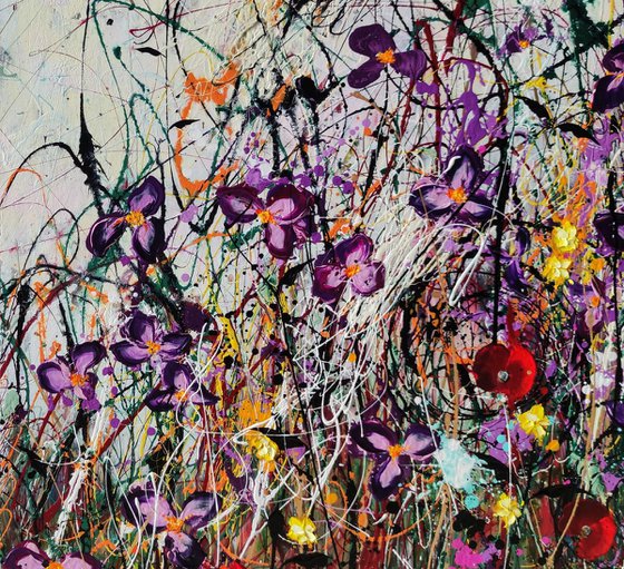 Where The Wildflowers Bloom - Diptych