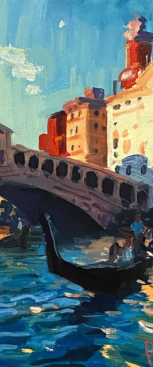 Venice Gondola Rides by Paul Cheng