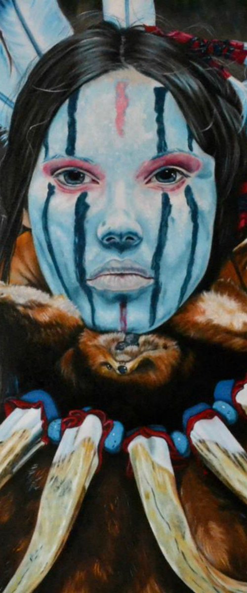 "Blu face" by Monika Rembowska