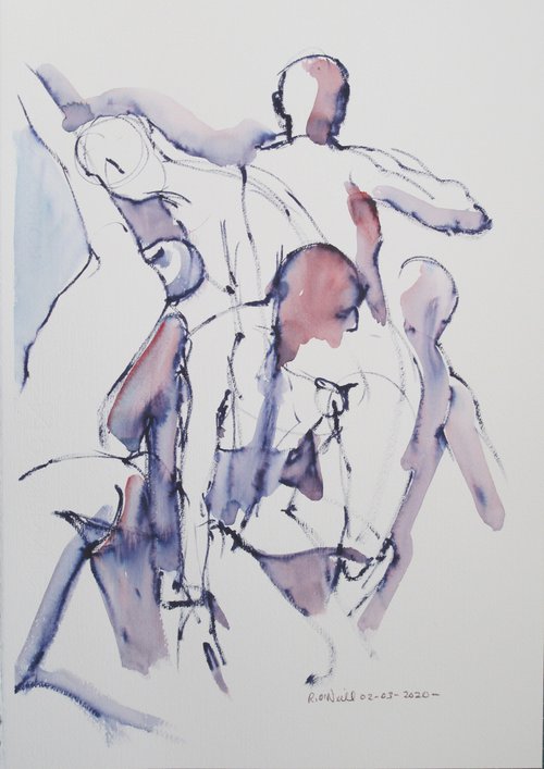 Overlapping male nude by Rory O’Neill