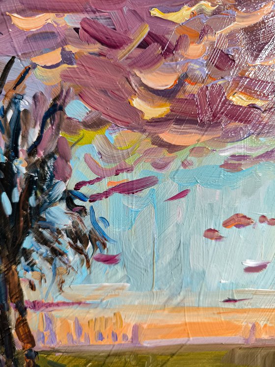 STORMY SKY OVER FAVORITE ROAD