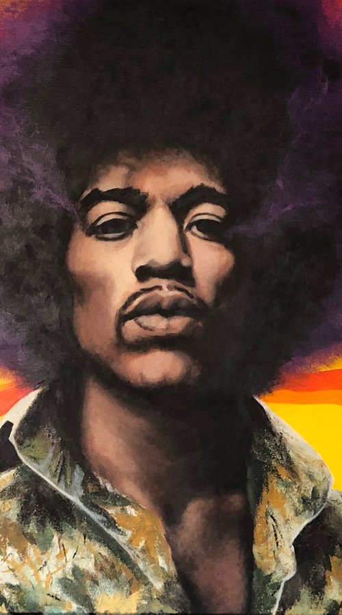 Jimi Hendrix: Purple Haze by daubings